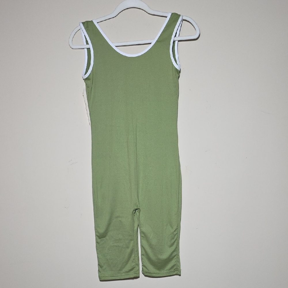 Spark NWT Olive Green Sleeveless Jumpsuit